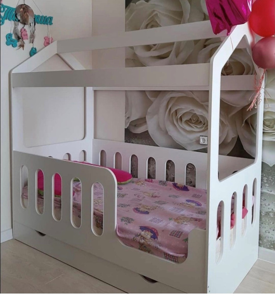 Кровать детская Домик Теремок 160х80  от Династия Kids