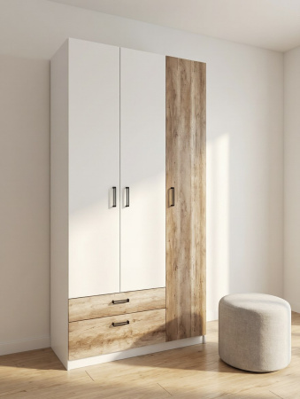 Шкаф 3-х створчатый коллекции Твой Стиль (гл. 550 мм) без принта от Династия Kids