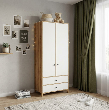 Комплект коллекции Альви: кровать 190х90 + стол + шкаф для одежды от Династия Kids