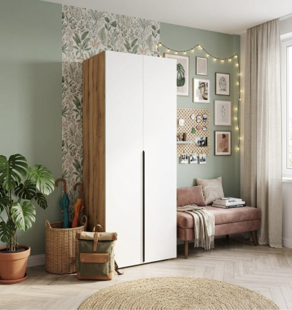 Шкаф 2-х дверный коллекции Брайт Золотистый  от Династия Kids