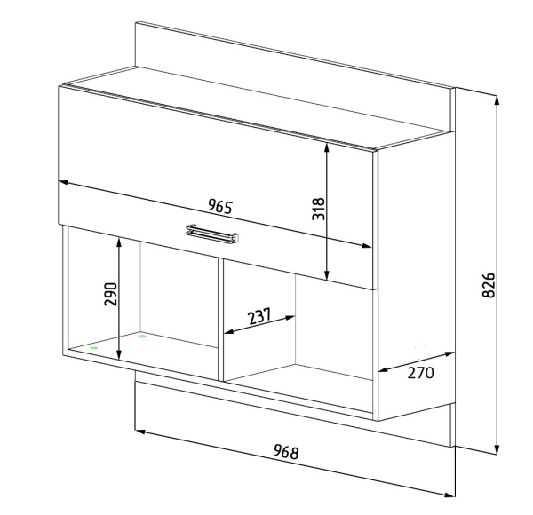 Полка коллекции Модница New  от Династия Kids