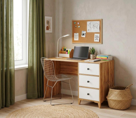 Комплект коллекции Альви: кровать 190х90 + стол + шкаф от Династия Kids