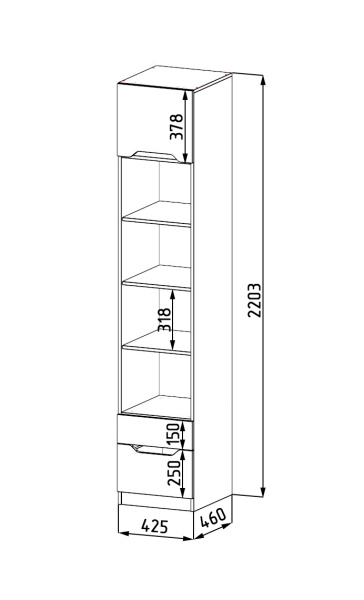Пенал коллекции Лайт Лофт от Династия Kids