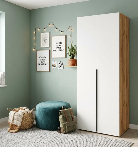 Комплект мебели Брайт Золотистый: кровать 200х90 + стол + шкаф от Династия Kids