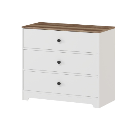 Комплект мебели: стол угловой Твой Стиль + полка Юниор + комод Норд от Династия Kids