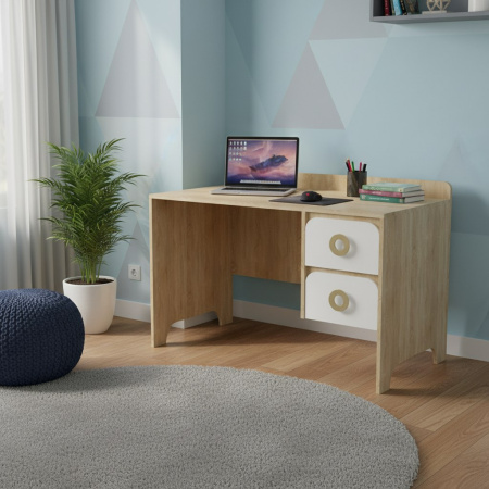 Комплект мебели коллекции Юниор (кровать + стол + пенал + шкаф + полка) от Династия Kids