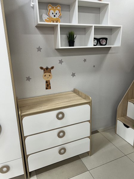 Полка настенная Юниор (цвет белый) от Династия Kids