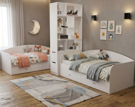 Стеллаж-перегородка для зонирования 1000 мм от Династия Kids