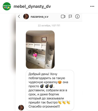 Двухъярусная кровать Фортуна 200х90 (цвет белый) от Династия Kids