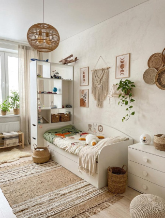 Стеллаж-перегородка для зонирования 1000 мм от Династия Kids